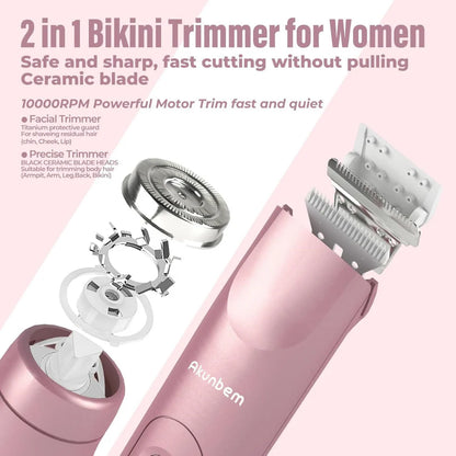 2 in 1 Electric Lady Shaver