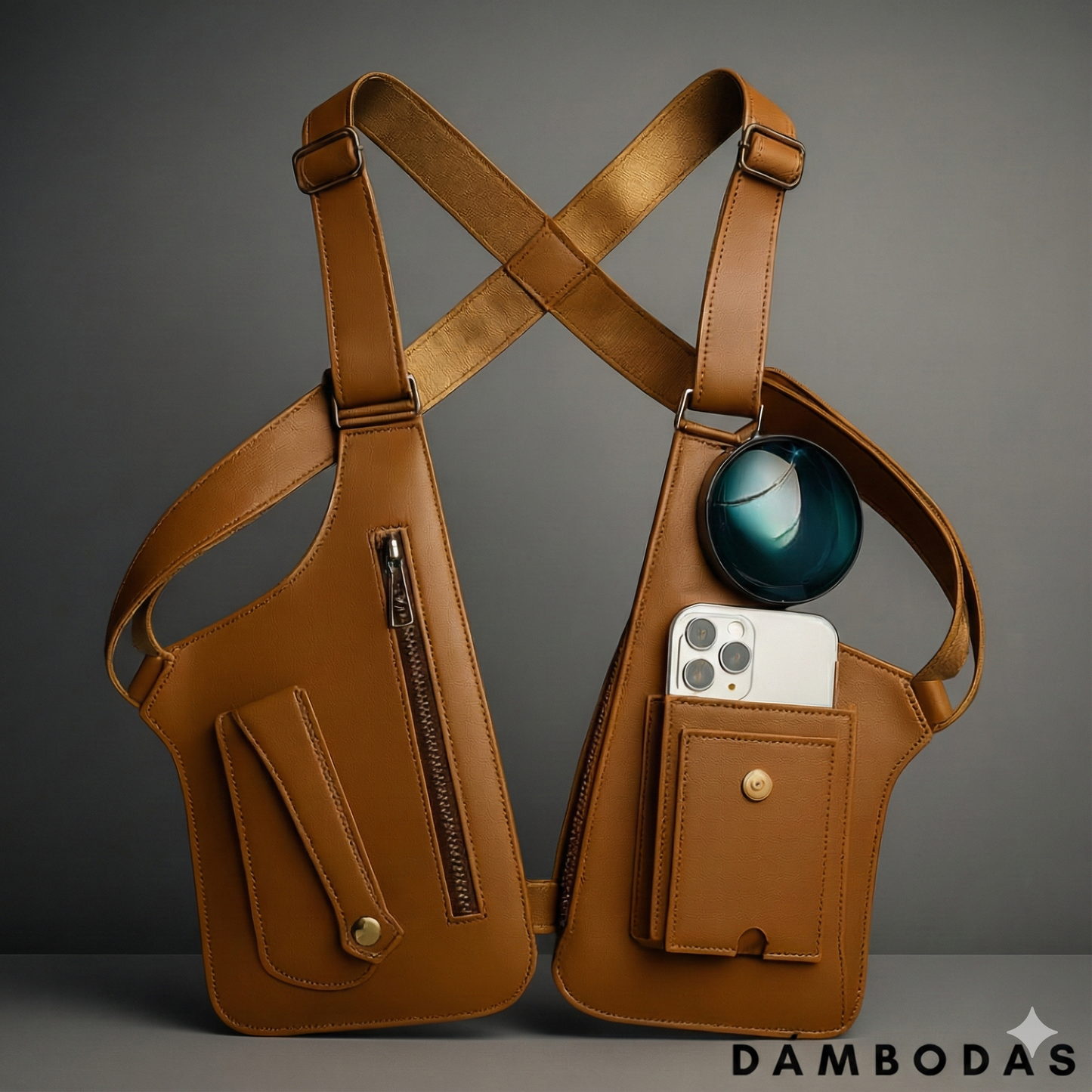 DAMBODAS™ High Quality Premium Leather Shoulder Bag